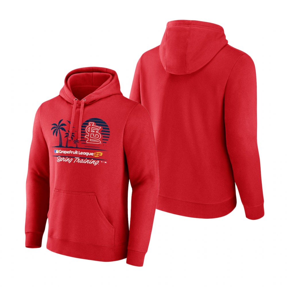 St. Louis Cardinals Red 2022 MLB Spring Training Grapefruit Hoodie St. Louis Cardinals Red 2022 MLB Spring Training Grapefruit Hoodie