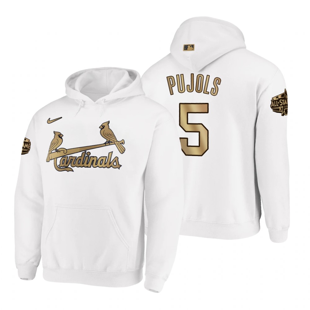 St. Louis Cardinals Albert Pujols White 2022 MLB All-Star Game Hoodie