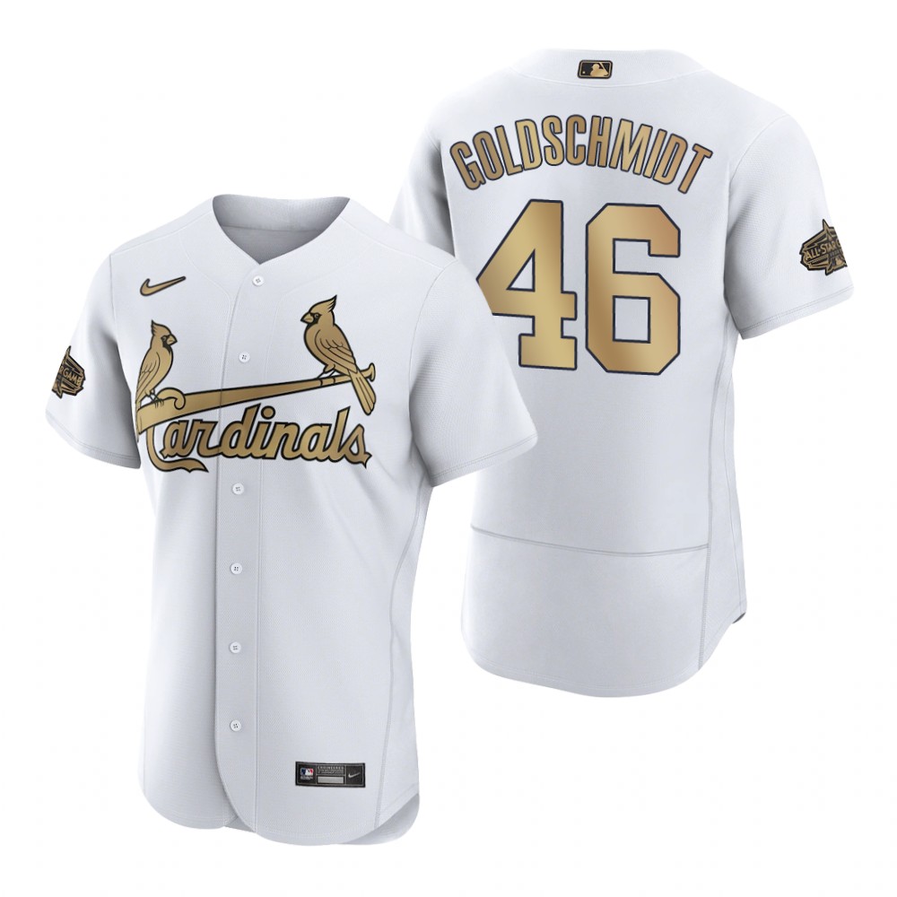 Men's St. Louis Cardinals Paul Goldschmidt White 2022 MLB All-Star Game Authentic Jersey