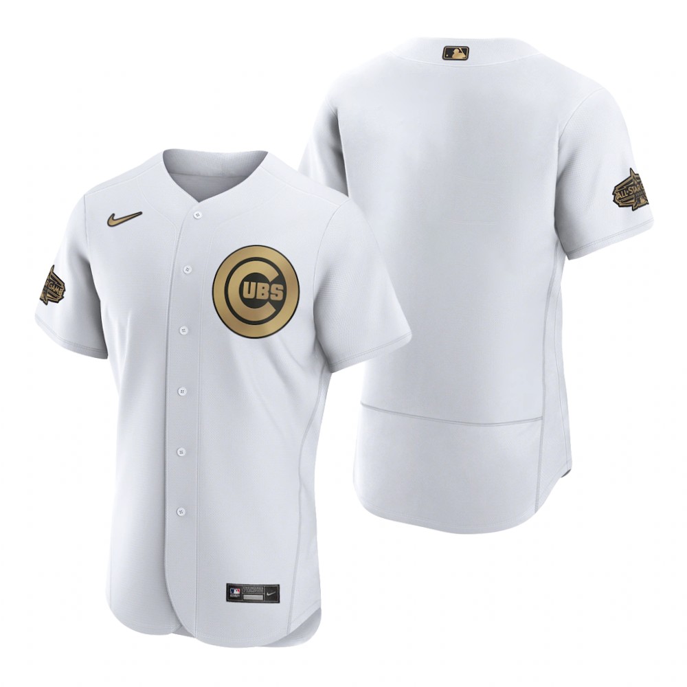 Men's Chicago Cubs White 2022 MLB All-Star Game Authentic Jersey Men's Chicago Cubs White 2022 MLB All-Star Game Authentic Jersey