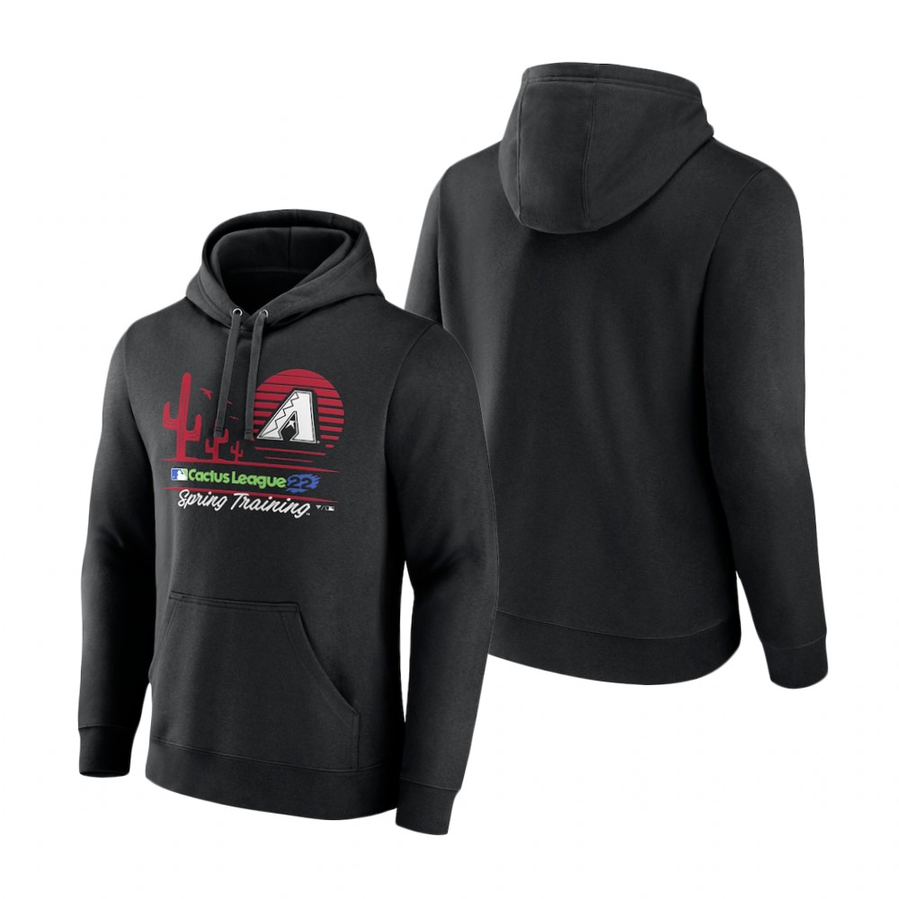 Arizona Diamondbacks Black 2022 MLB Spring Training Cactus Hoodie Arizona Diamondbacks Black 2022 MLB Spring Training Cactus Hoodie