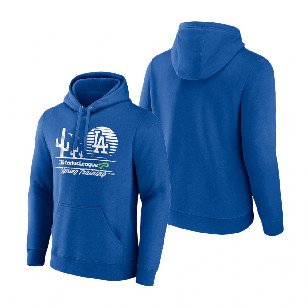 Los Angeles Dodgers Royal 2022 MLB Spring Training Cactus Hoodie