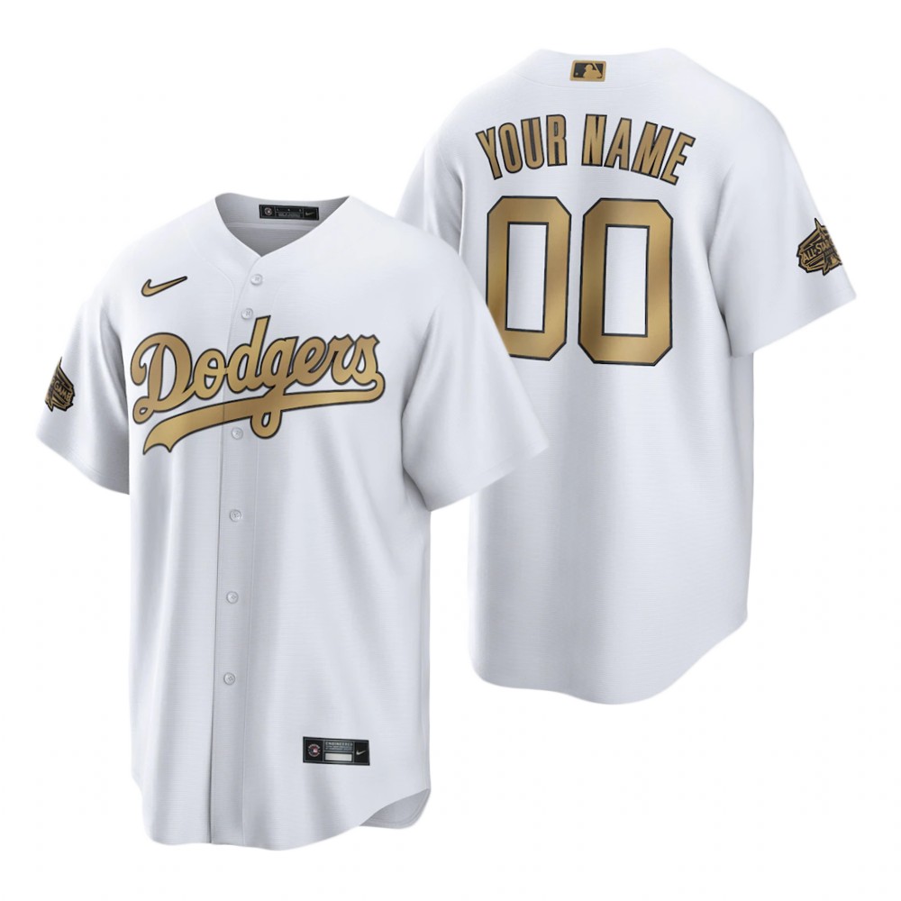 Los Angeles Dodgers Custom White 2022 MLB All-Star Game Replica Jersey Los Angeles Dodgers Custom White 2022 MLB All-Star Game Replica Jersey