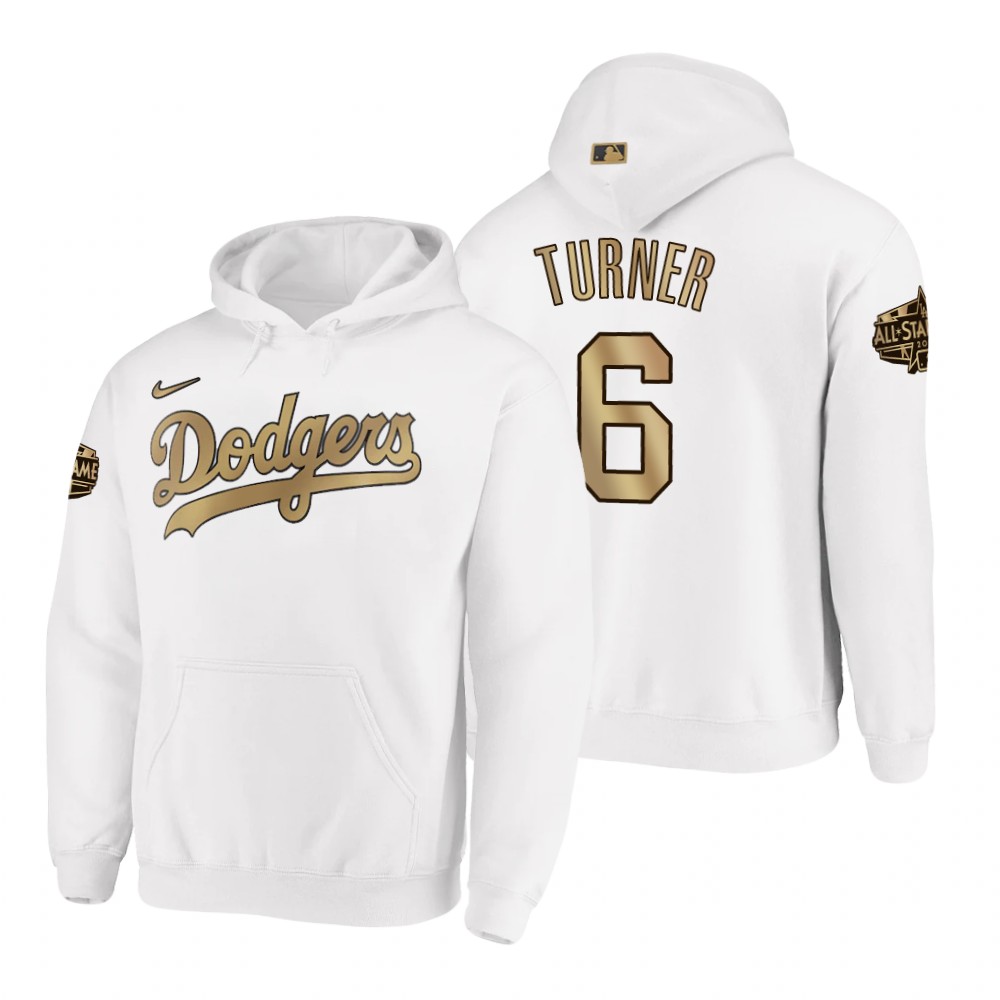 Los Angeles Dodgers Trea Turner White 2022 MLB All-Star Game Hoodie