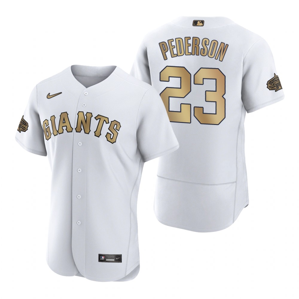 Men's San Francisco Giants Joc Pederson White 2022 MLB All-Star Game Authentic Jersey