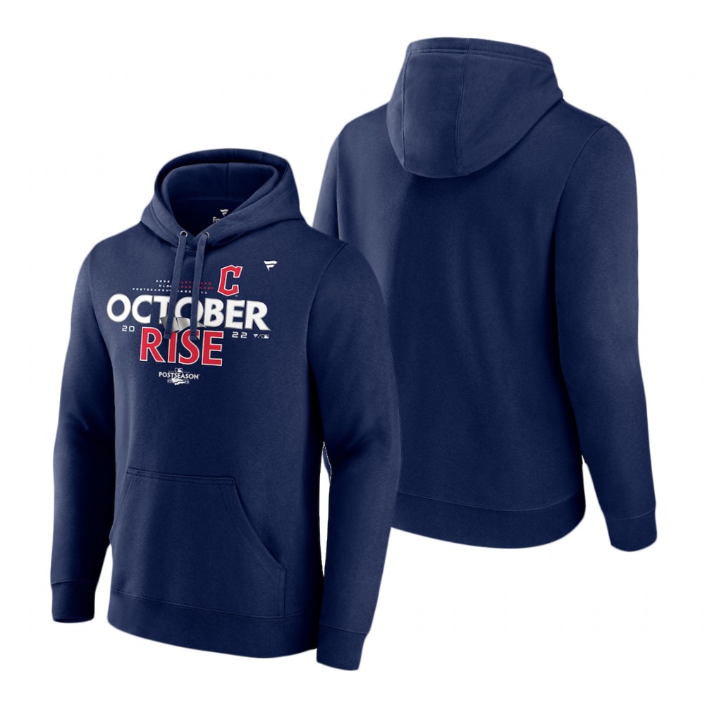 Cleveland Guardians Navy 2022 Postseason Locker Room Hoodie Cleveland Guardians Navy 2022 Postseason Locker Room Hoodie