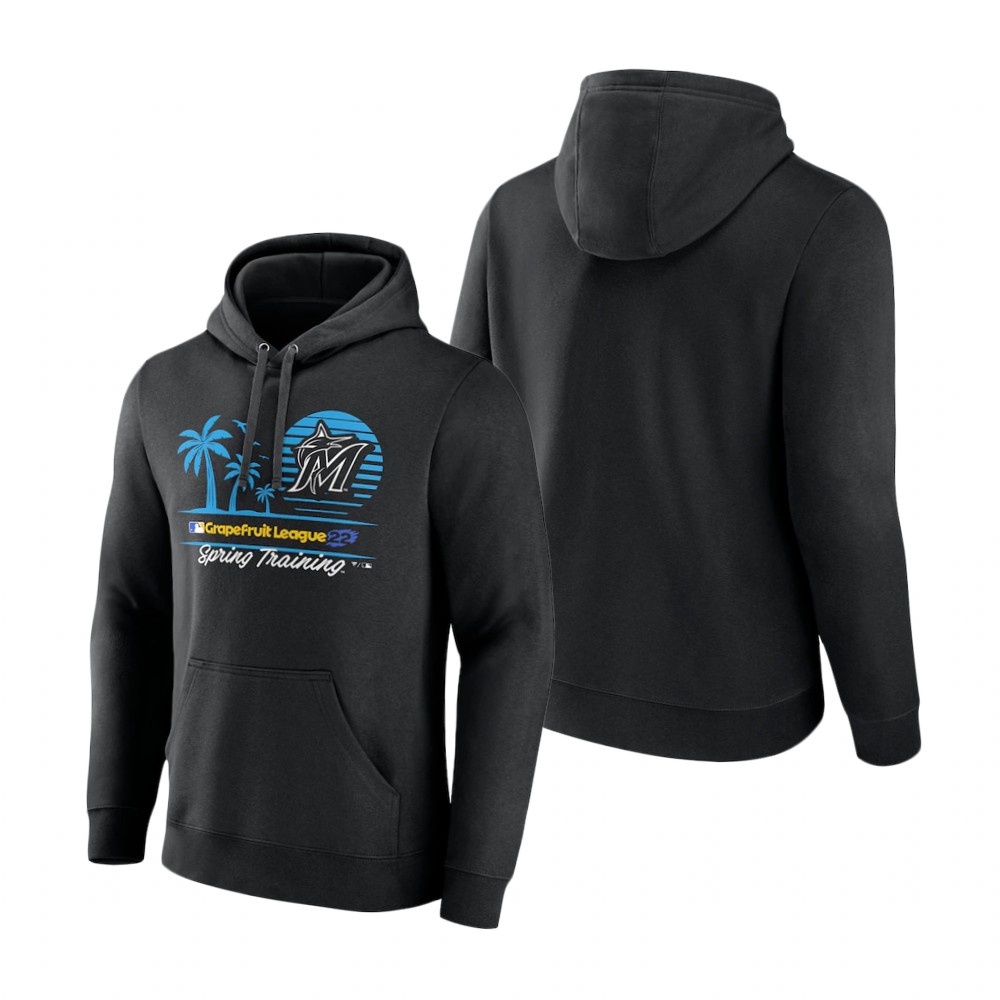 Miami Marlins Black 2022 MLB Spring Training Grapefruit Hoodie
