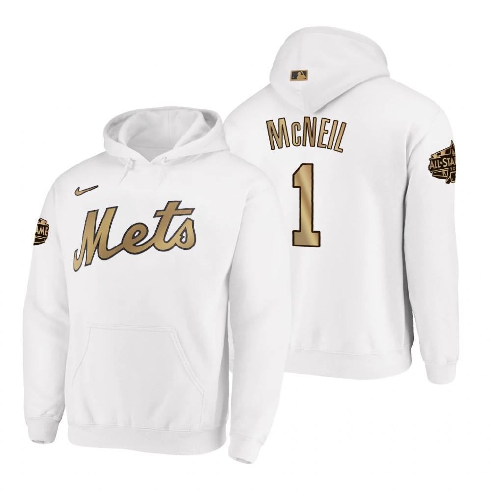 New York Mets Jeff McNeil White 2022 MLB All-Star Game Hoodie New York Mets Jeff McNeil White 2022 MLB All-Star Game Hoodie