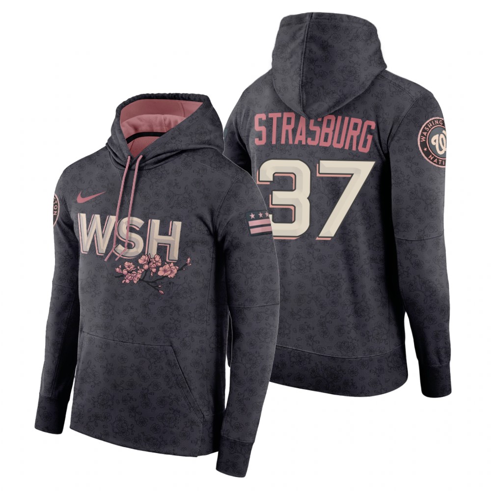 Washington Nationals Stephen Strasburg Gray 2022 City Connect Hoodie Washington Nationals Stephen Strasburg Gray 2022 City Connect Hoodie