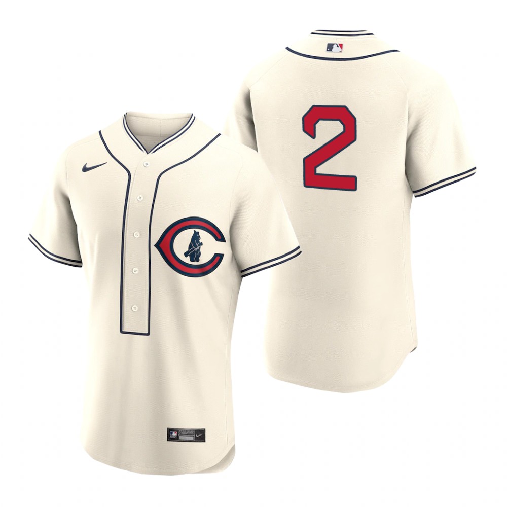 Men's Chicago Cubs Nico Hoerner Cream 2022 Field of Dreams Authentic Jersey Men's Chicago Cubs Nico Hoerner Cream 2022 Field of Dreams Authentic Jersey