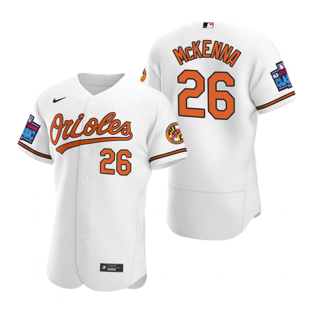 Baltimore Orioles Ryan McKenna Authentic White 2022 Little League Classic Jersey Baltimore Orioles Ryan McKenna Authentic White 2022 Little League Classic Jersey