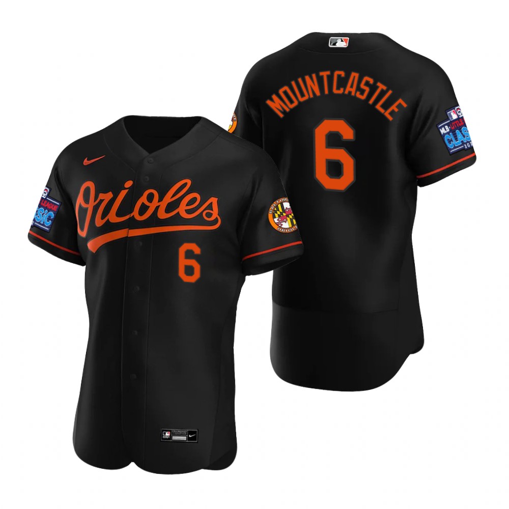 Baltimore Orioles Ryan Mountcastle Black 2022 Little League Classic Authentic Jersey Baltimore Orioles Ryan Mountcastle Black 2022 Little League Classic Authentic Jersey