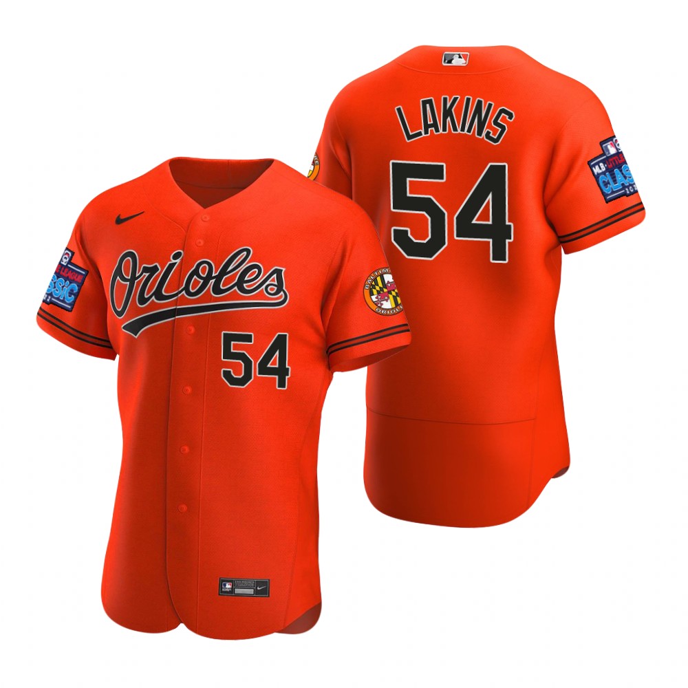 Baltimore Orioles Travis Lakins Authentic Orange 2022 Little League Classic Jersey Baltimore Orioles Travis Lakins Authentic Orange 2022 Little League Classic Jersey