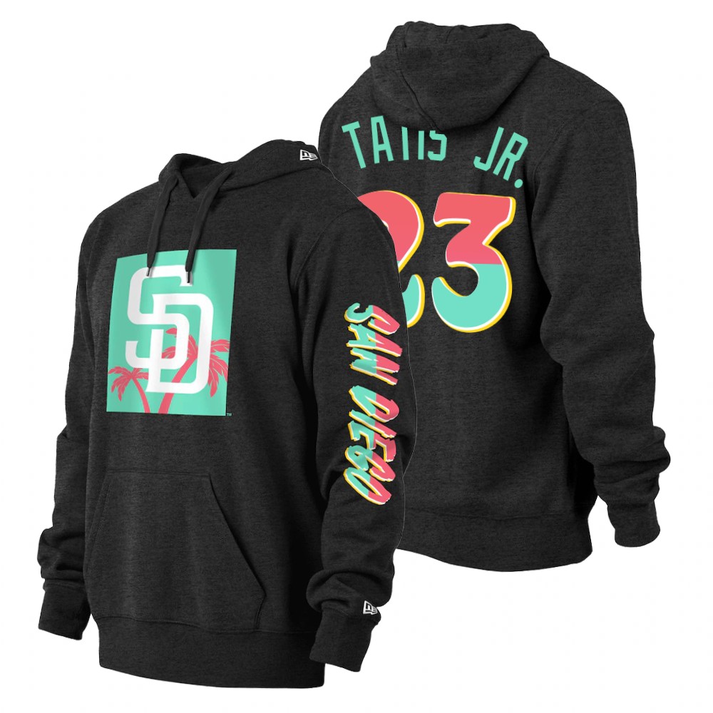 San Diego Padres Fernando Tatis Jr. Black 2022 City Connect Pullover Hoodie