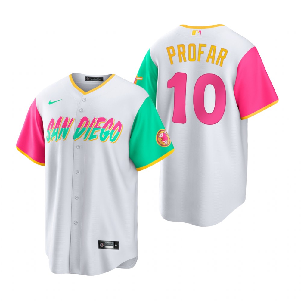 San Diego Padres Jurickson Profar White 2022 City Connect Replica Jersey