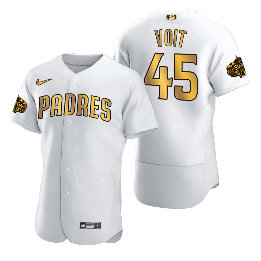 San Diego Padres Luke Voit White Gold 2022 MLB All-Star Game Jersey