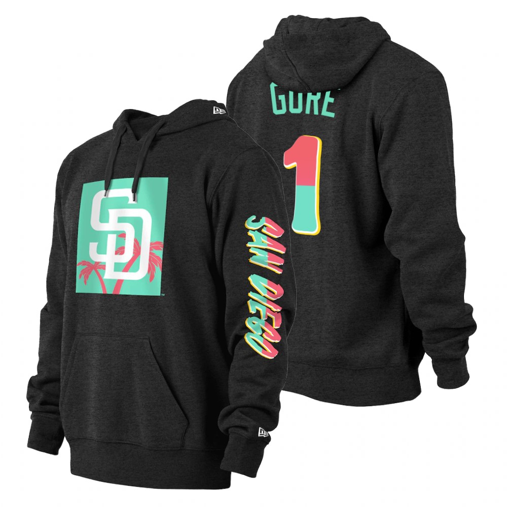San Diego Padres MacKenzie Gore Black 2022 City Connect Pullover Hoodie