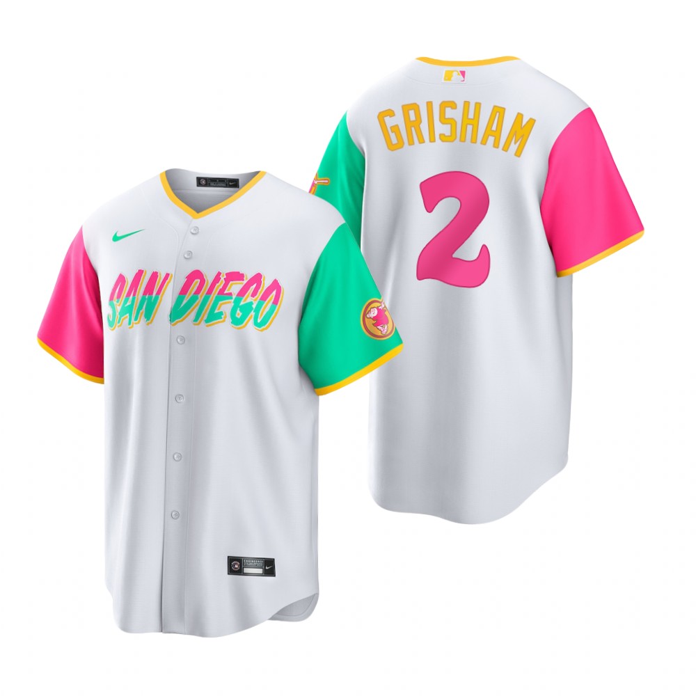 San Diego Padres Trent Grisham White 2022 City Connect Replica Jersey San Diego Padres Trent Grisham White 2022 City Connect Replica Jersey