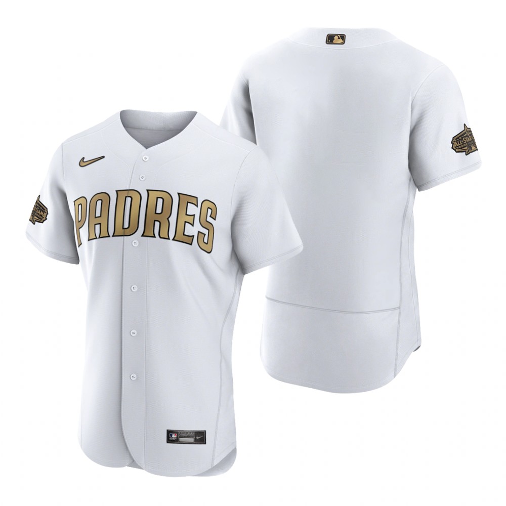 Men's San Diego Padres White 2022 MLB All-Star Game Authentic Jersey Men's San Diego Padres White 2022 MLB All-Star Game Authentic Jersey