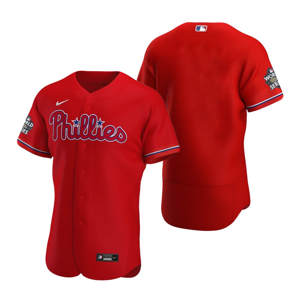Philadelphia Phillies Red 2022 World Series Authentic Jersey Philadelphia Phillies Red 2022 World Series Authentic Jersey