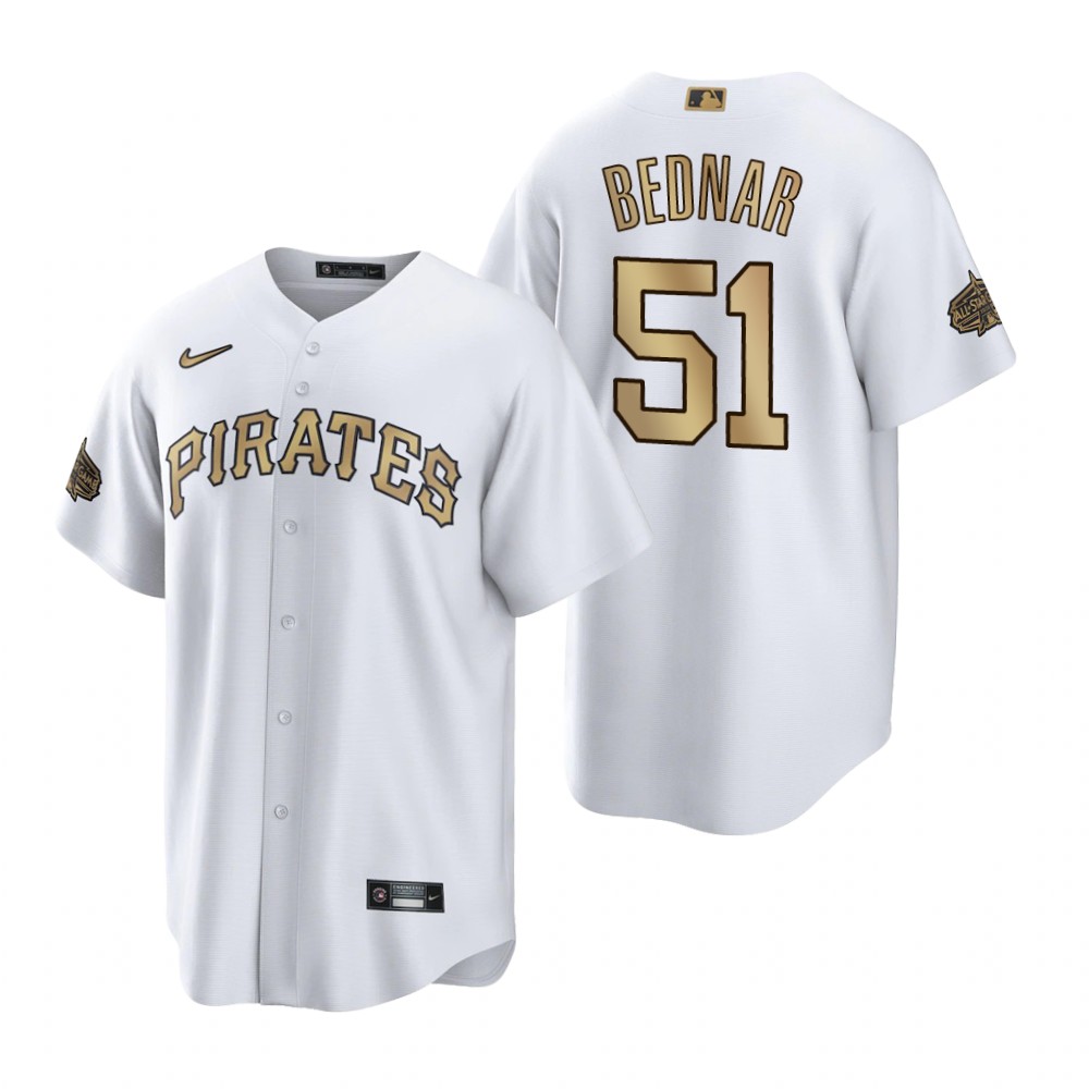 Pittsburgh Pirates David Bednar White 2022 MLB All-Star Game Replica Jersey