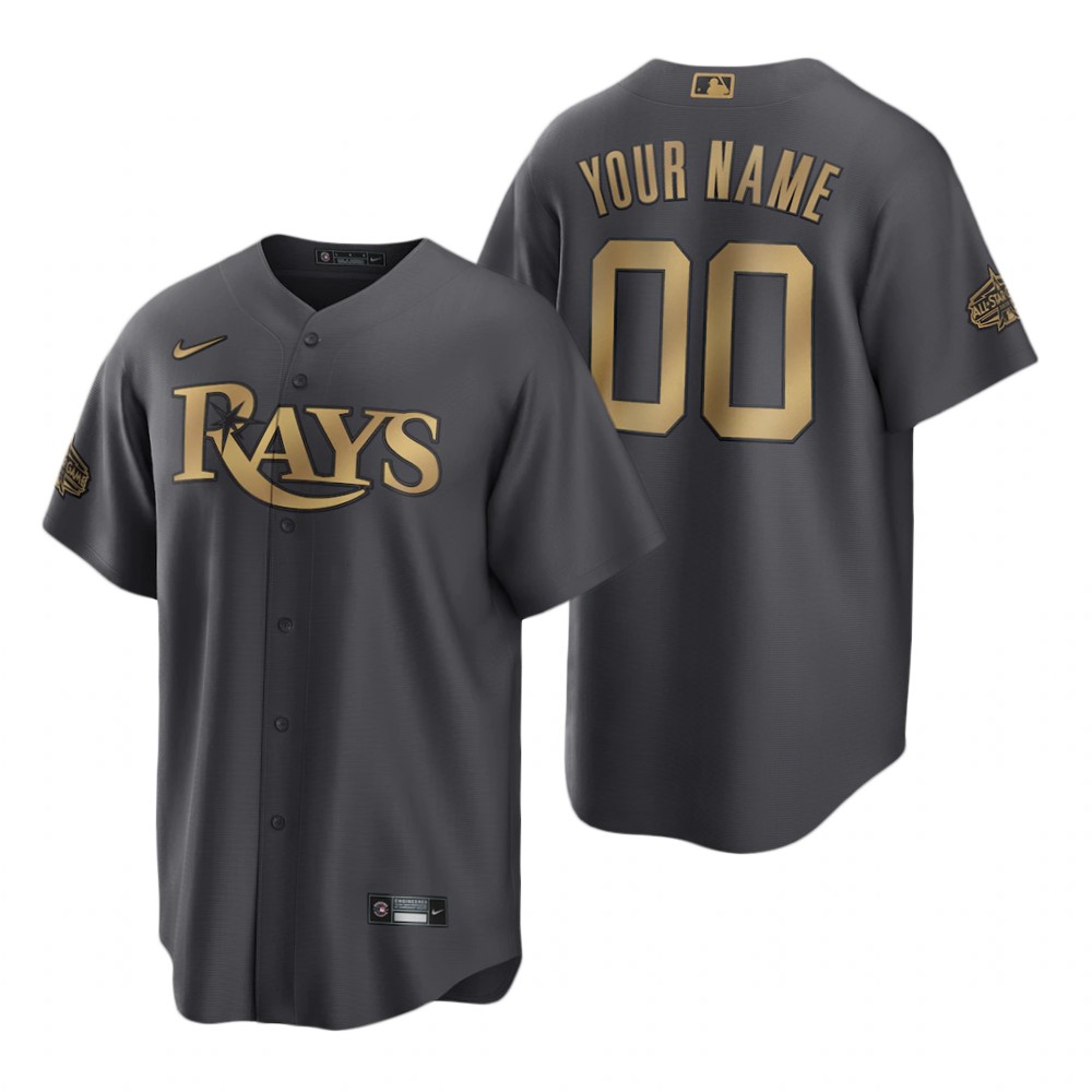 Tampa Bay Rays Custom Charcoal 2022 MLB All-Star Game Replica Jersey Tampa Bay Rays Custom Charcoal 2022 MLB All-Star Game Replica Jersey