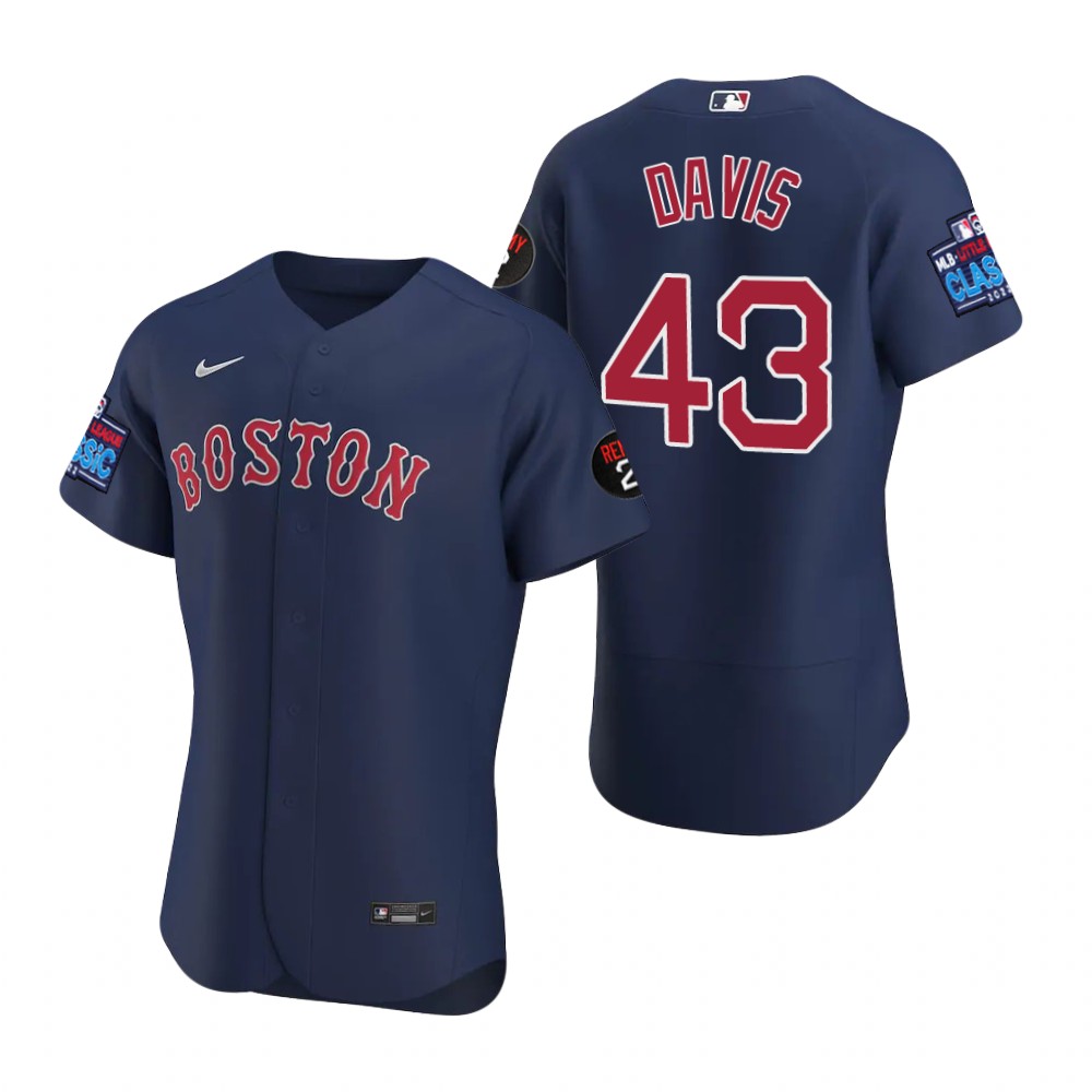 Jaylin Davis Boston Red Sox Navy 2022 Little League Classic Authentic Jersey
