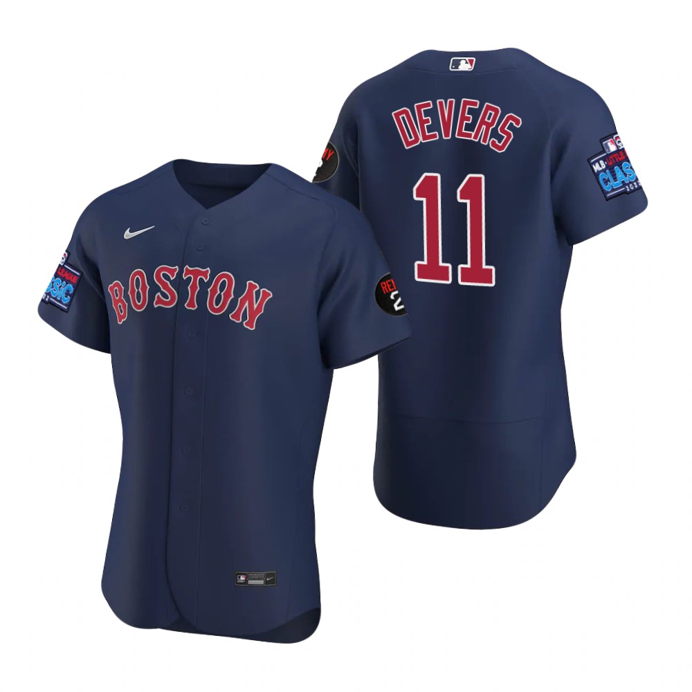 Rafael Devers Boston Red Sox Navy 2022 Little League Classic Authentic Jersey