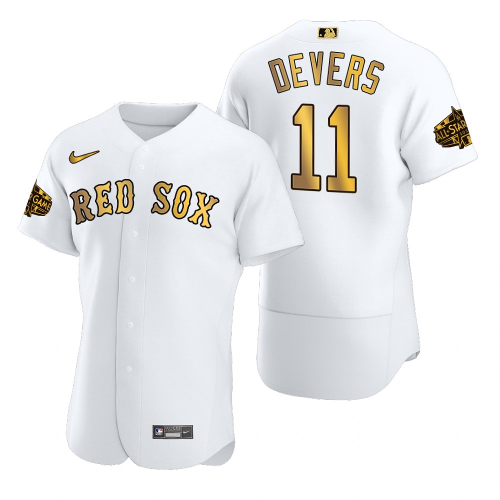 Boston Red Sox Rafael Devers White 2022 MLB All-Star Game Main Logo Jersey