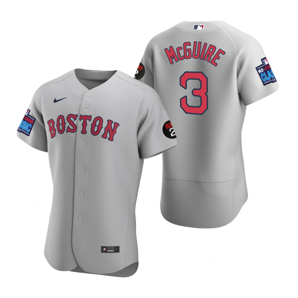 Reese McGuire Boston Red Sox Gray 2022 Little League Classic Authentic Jersey Reese McGuire Boston Red Sox Gray 2022 Little League Classic Authentic Jersey