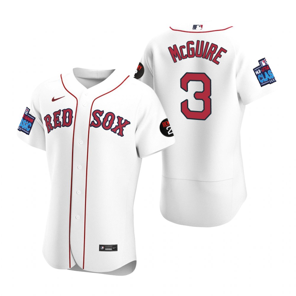 Boston Red Sox Reese McGuire White 2022 Little League Classic Authentic Jersey