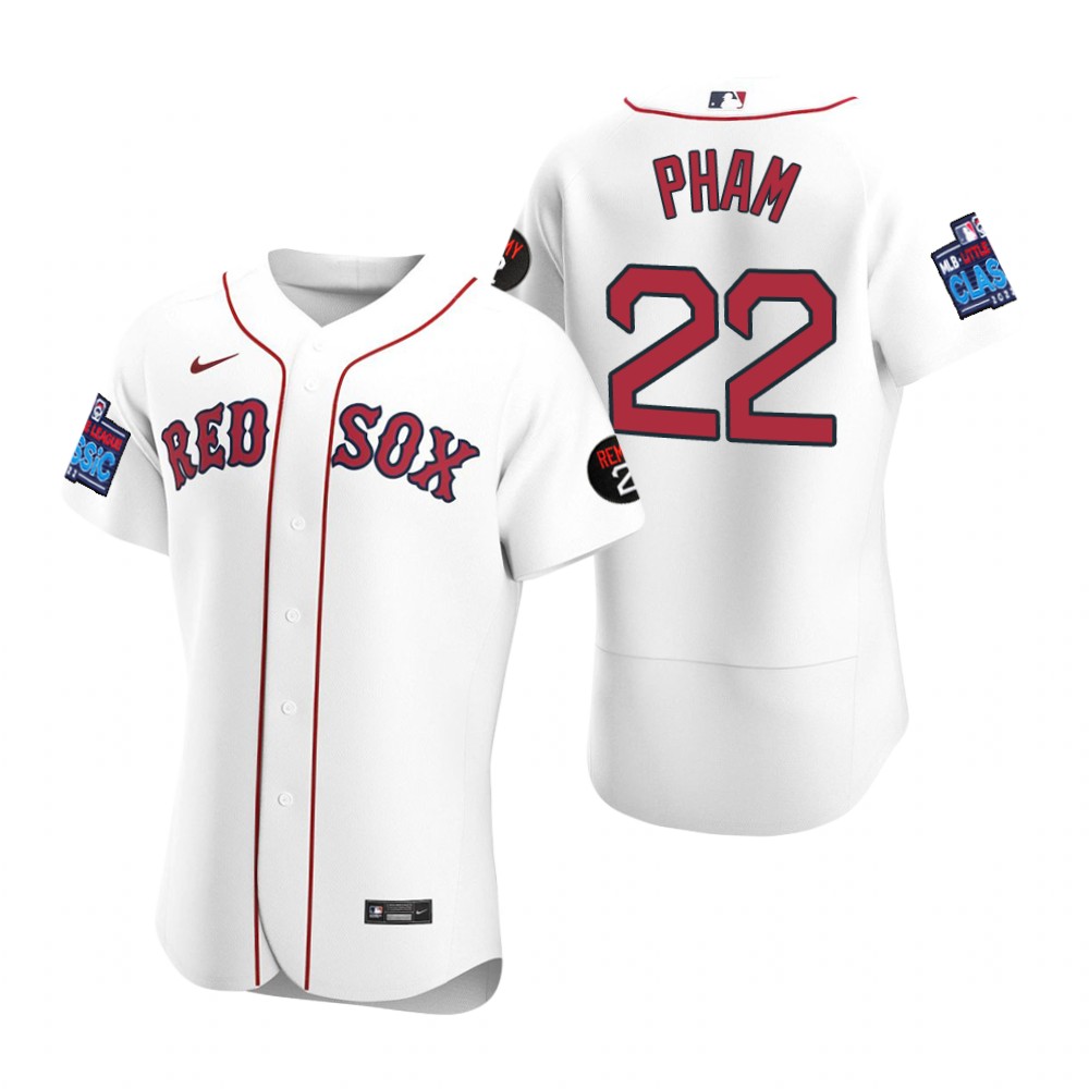 Boston Red Sox Tommy Pham White 2022 Little League Classic Authentic Jersey