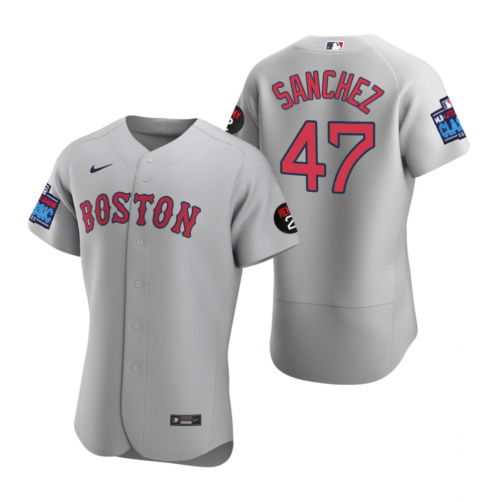 Yolmer Sanchez Boston Red Sox Gray 2022 Little League Classic Authentic Jersey Yolmer Sanchez Boston Red Sox Gray 2022 Little League Classic Authentic Jersey