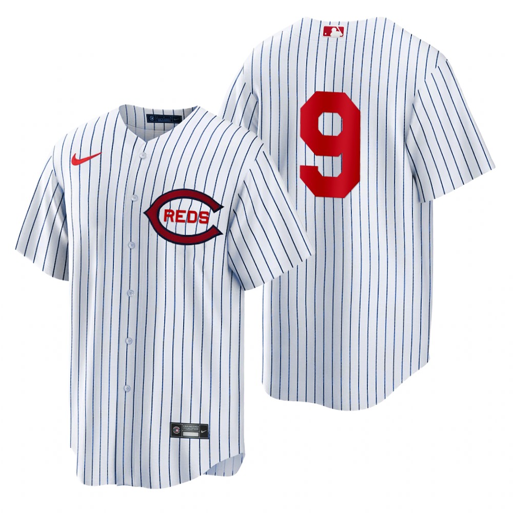 Mike Moustakas Cincinnati Reds White 2022 Field of Dreams Replica Jersey