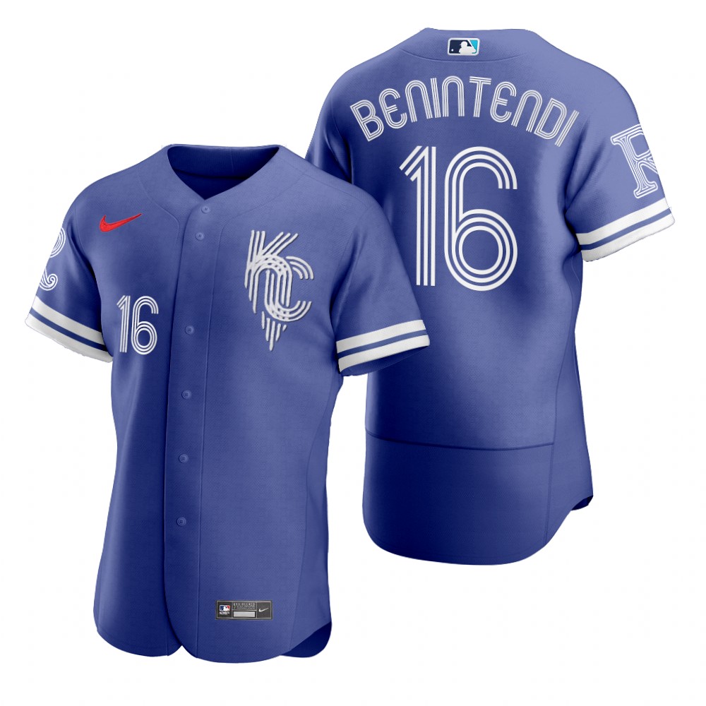 Men's Kansas City Royals Andrew Benintendi Royal 2022 City Connect Authentic Jersey