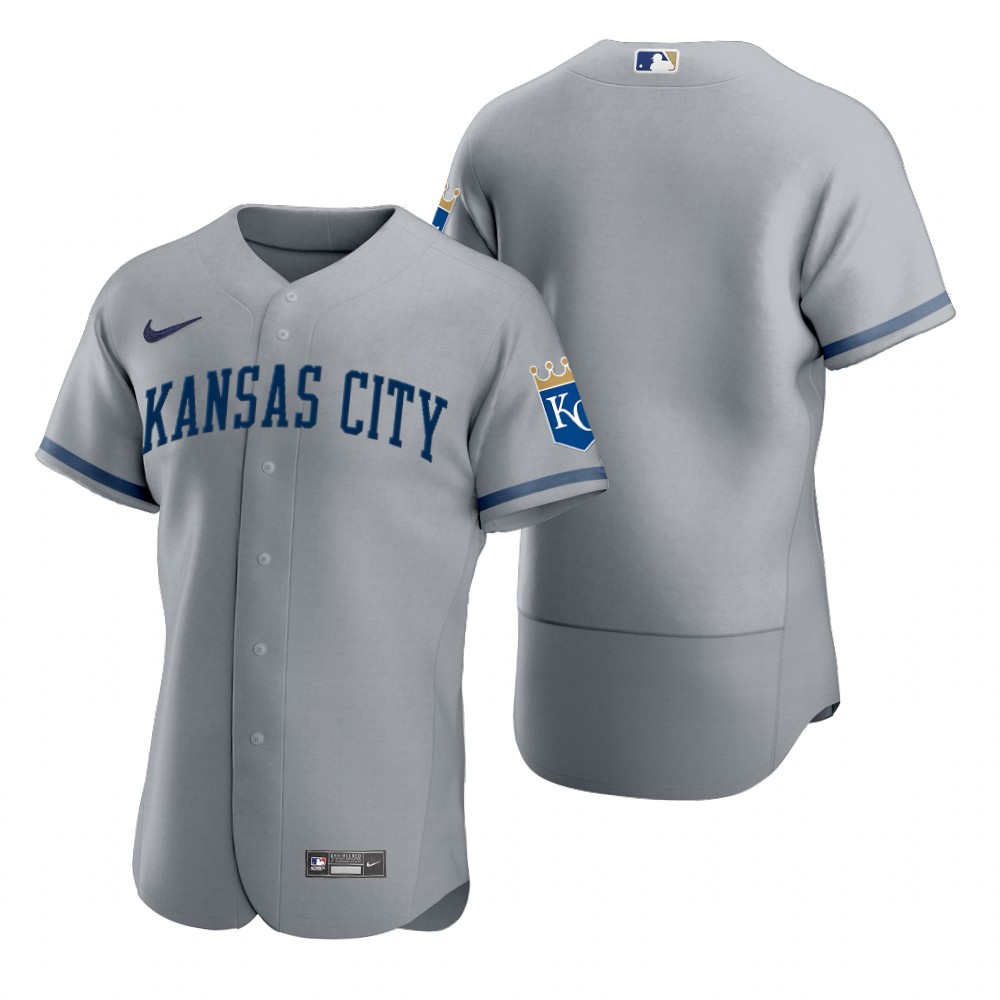 Men's Kansas City Royals Gray 2022 Authentic Jersey Men's Kansas City Royals Gray 2022 Authentic Jersey