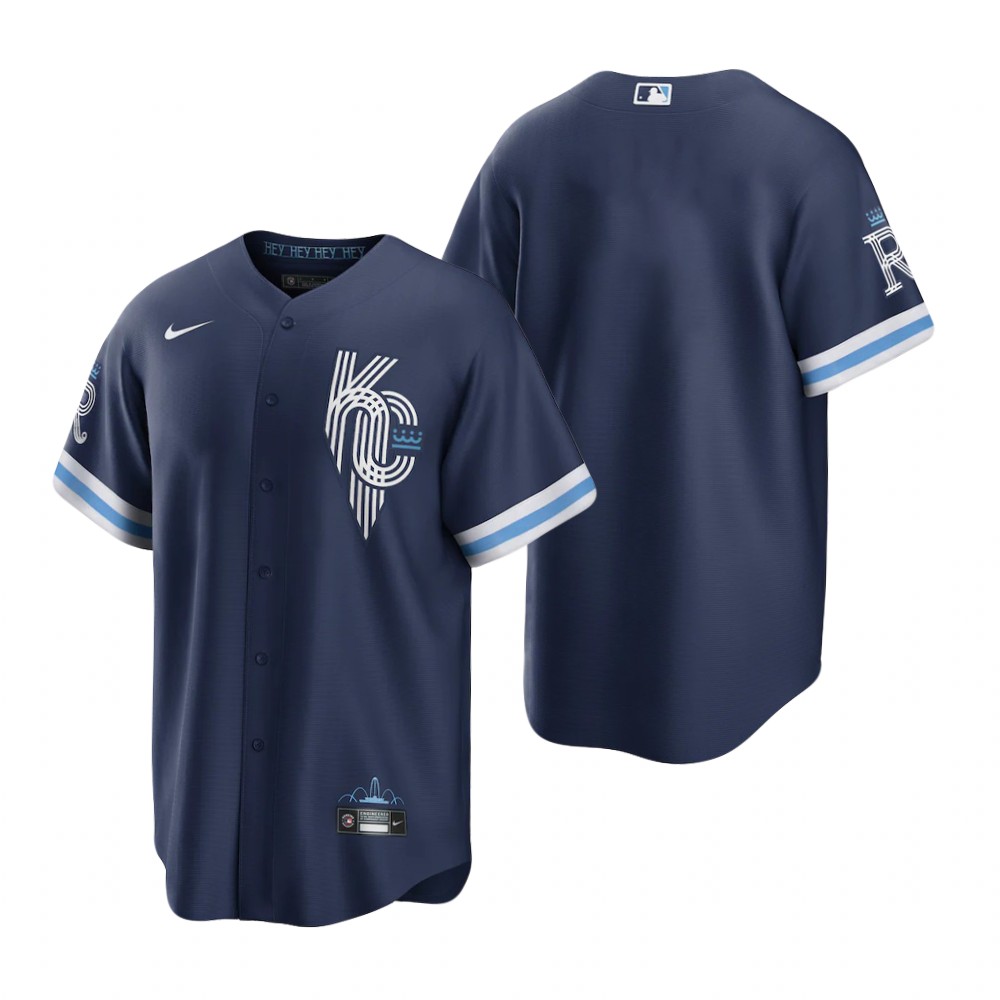 Kansas City Royals Navy 2022 City Connect Replica Jersey Kansas City Royals Navy 2022 City Connect Replica Jersey