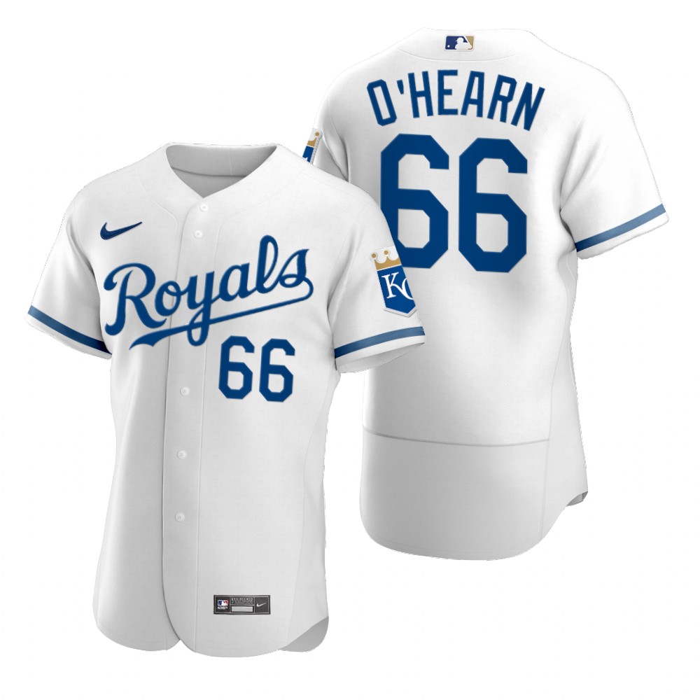 Men's Kansas City Royals Ryan O'Hearn White 2022 Authentic Jersey