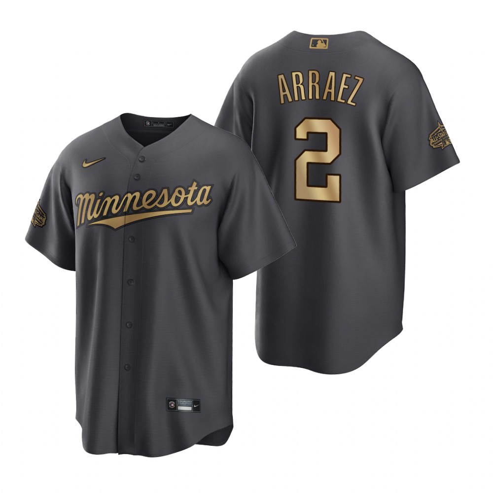 Minnesota Twins Luis Arraez Charcoal 2022 MLB All-Star Game Replica Jersey Minnesota Twins Luis Arraez Charcoal 2022 MLB All-Star Game Replica Jersey