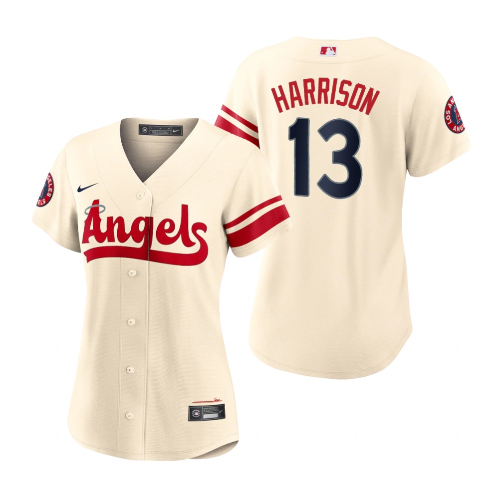 Women's Los Angeles Angels Monte Harrison Cream 2022 City Connect Replica Jersey