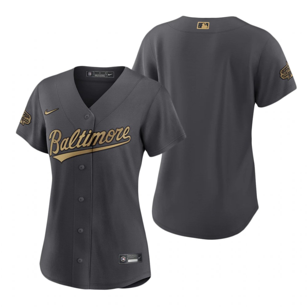 Women's Baltimore Orioles Charcoal 2022 MLB All-Star Game Replica Jersey