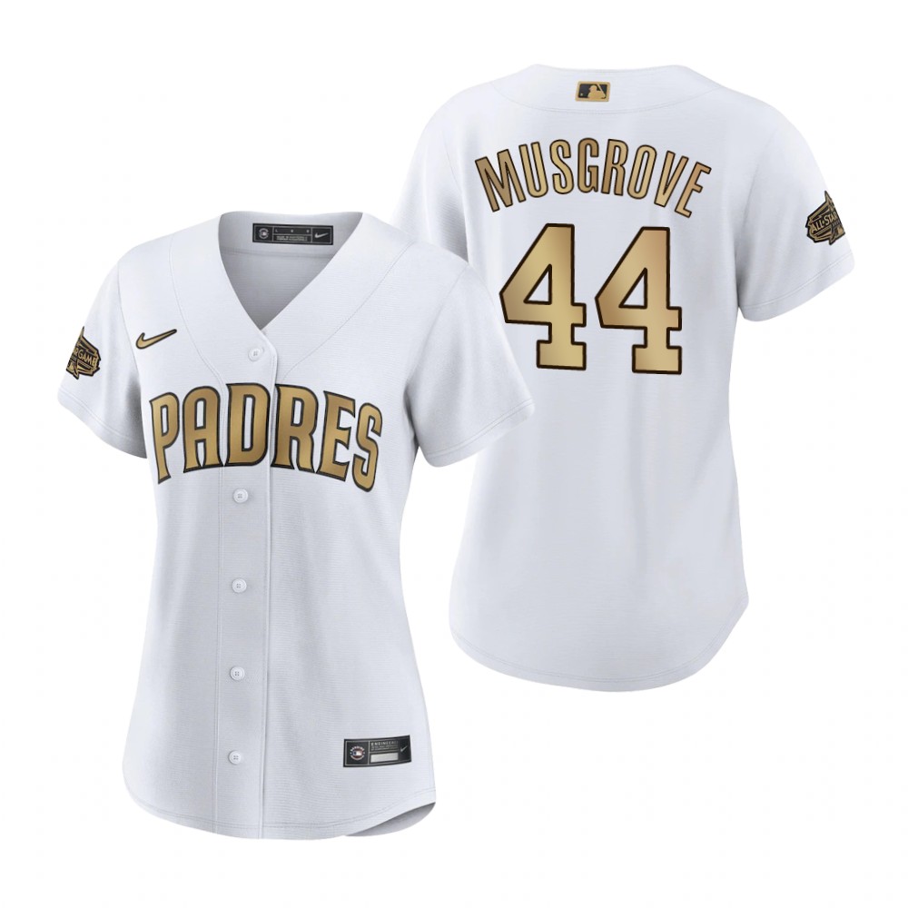 Women's San Diego Padres Joe Musgrove White 2022 MLB All-Star Game Replica Jersey
