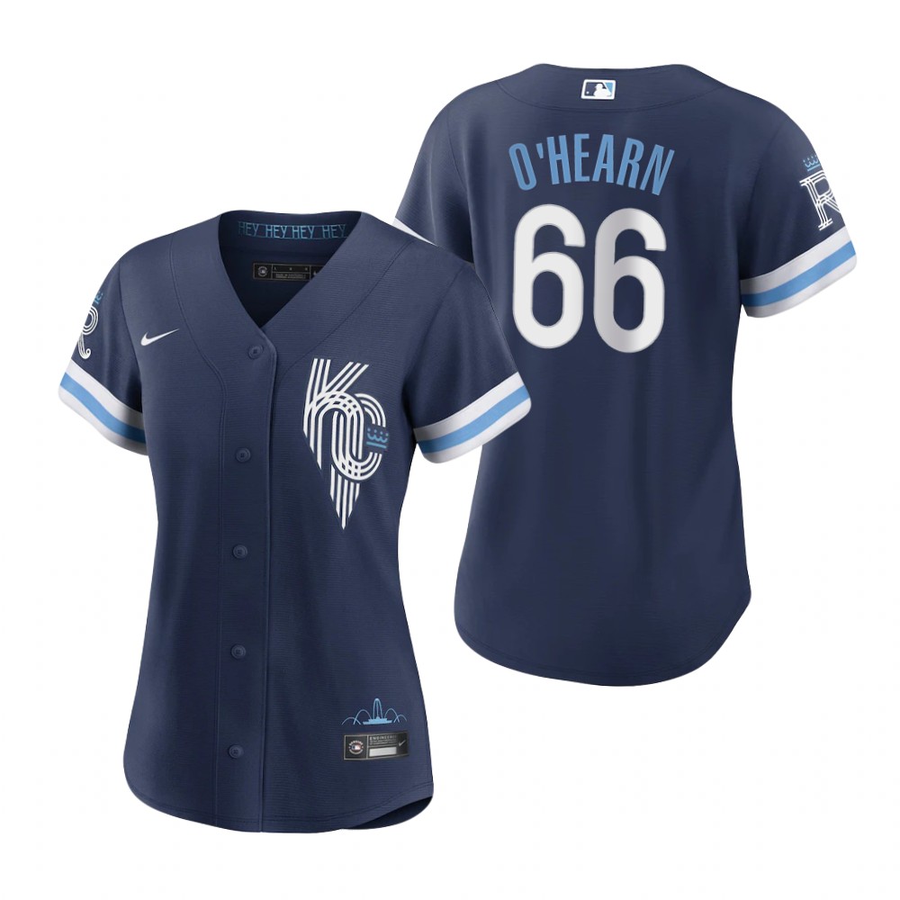 Women's Kansas City Royals Ryan O'Hearn Navy 2022 City Connect Replica Jersey