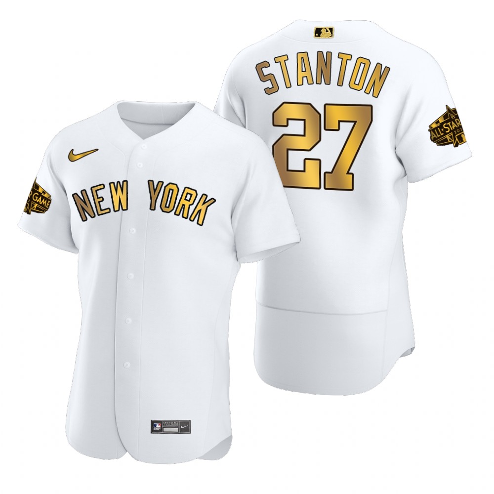 New York Yankees Giancarlo Stanton White 2022 MLB All-Star Game Authentic Jersey