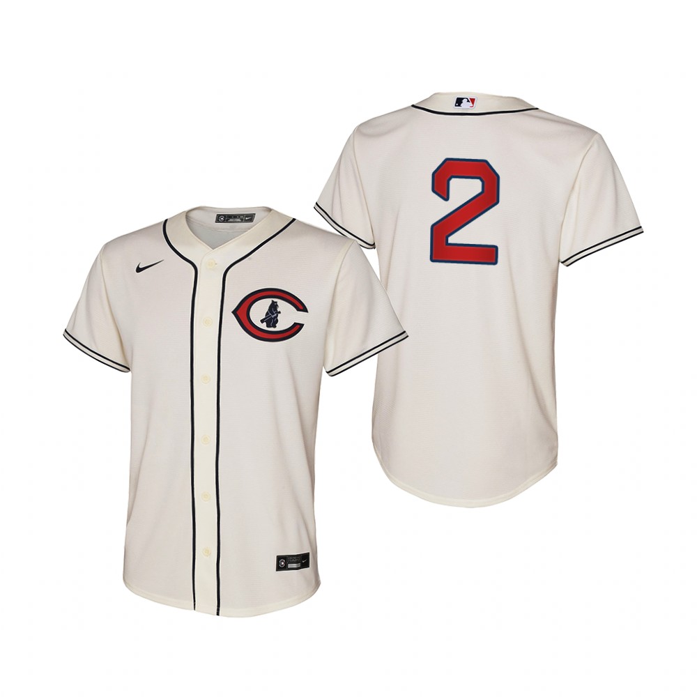 Youth Chicago Cubs Nico Hoerner Cream Replica Jersey 2022 Field of Dreams Youth Chicago Cubs Nico Hoerner Cream Replica Jersey 2022 Field of Dreams