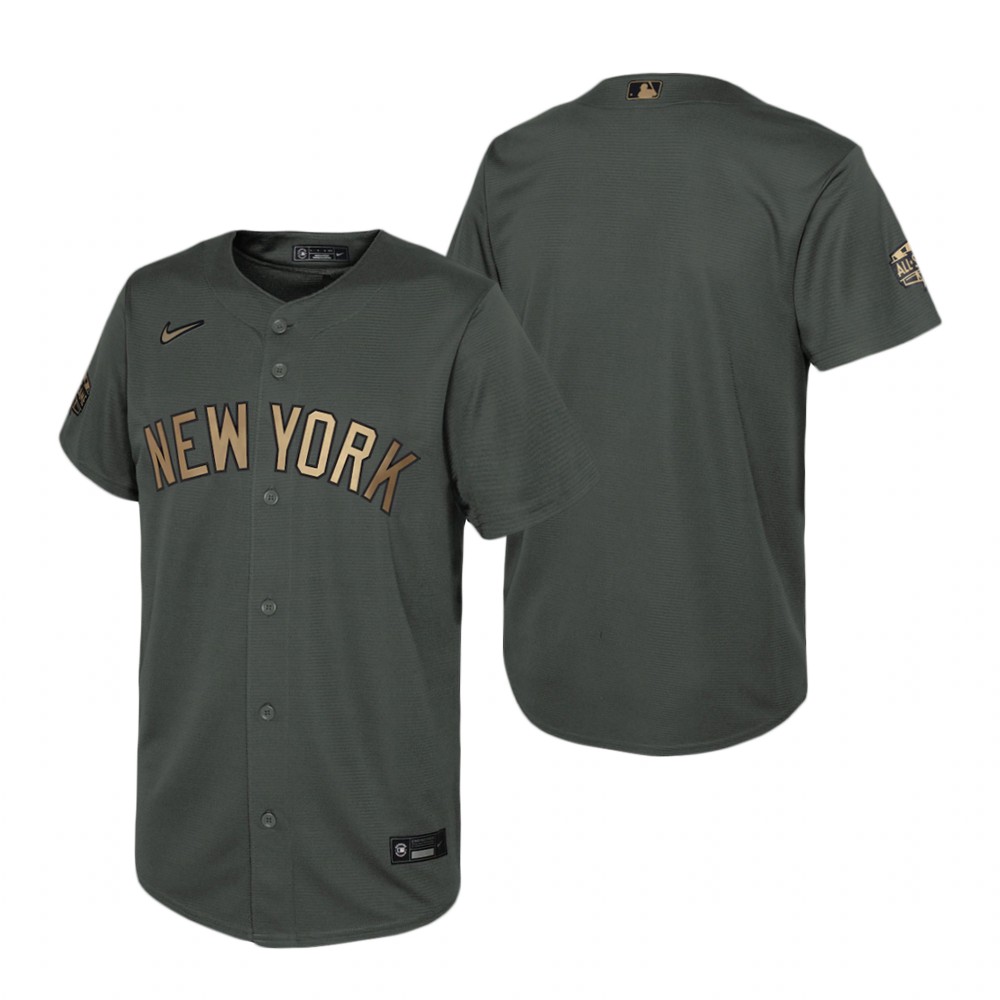Youth New York Yankees Charcoal 2022 MLB All-Star Game Replica Jersey