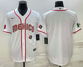 Men's USA Baseball Blank 2023 WBC Jersey - White Men's USA Baseball Blank 2023 WBC Jersey - White