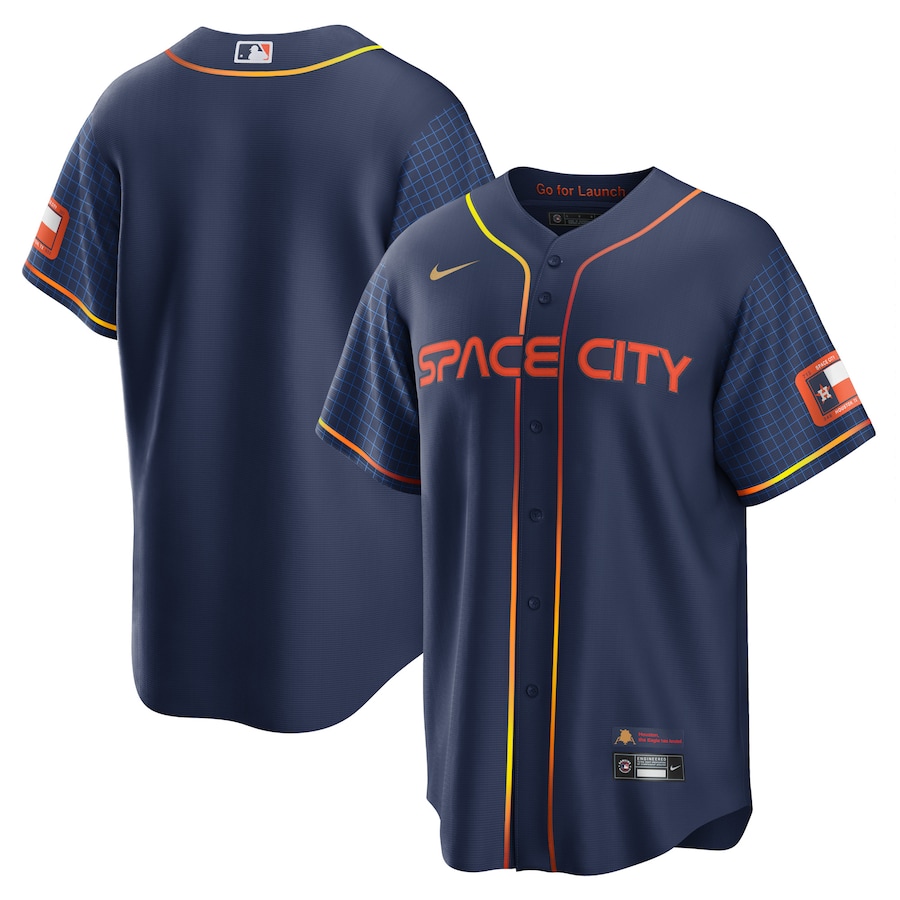 Houston Astros Nike Navy 2022 City Connect Replica Jersey - Mans Houston Astros Nike Navy 2022 City Connect Replica Jersey - Mans