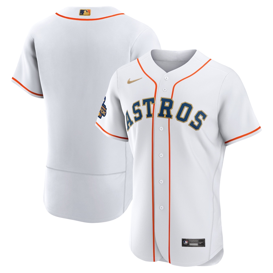 Houston Astros Nike White/Gold 2023 Gold Collection Authentic Jersey - Mans Houston Astros Nike White/Gold 2023 Gold Collection Authentic Jersey - Mans