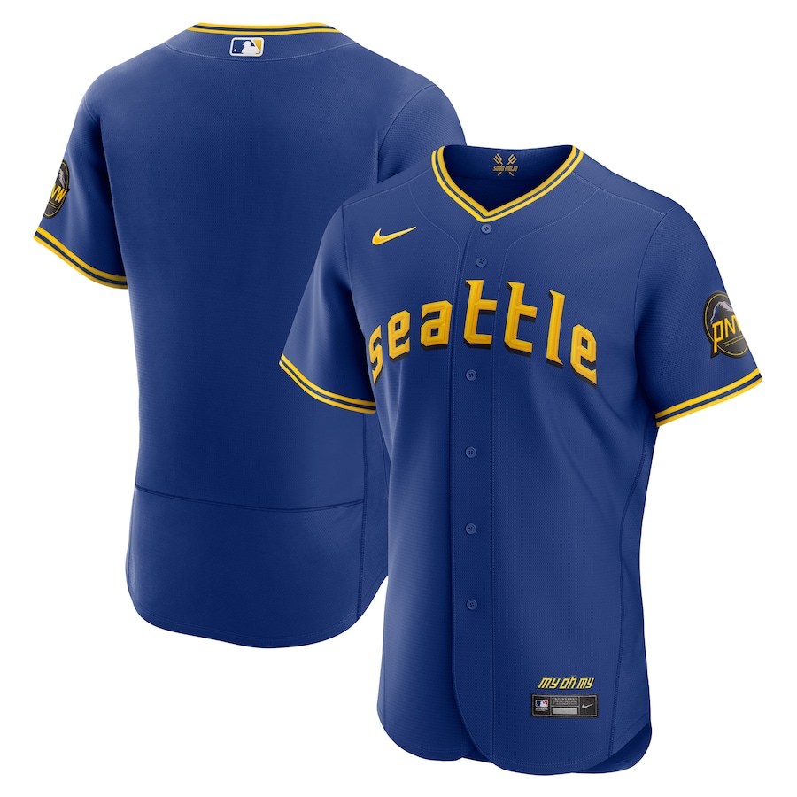 Seattle Mariners Nike Royal 2023 City Connect Authentic Jersey - Mans Seattle Mariners Nike Royal 2023 City Connect Authentic Jersey - Mans